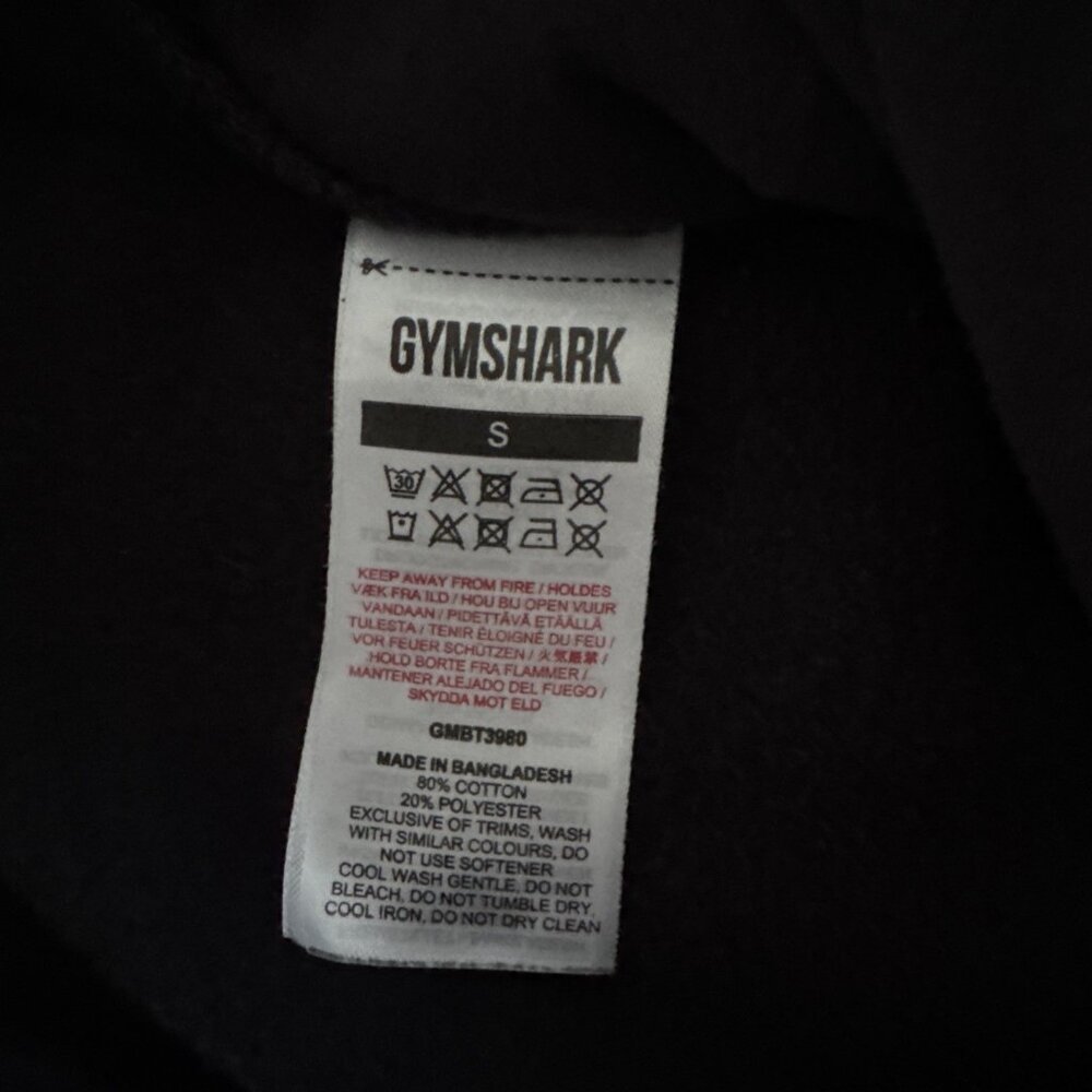 Gymshark Joggers Mens Black Sweatpants Workout Pants Size Small - Picture 5 of 5